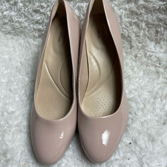 NWB Ambyr Joy Dusty Rose slip on platform heels Size 10M - Picture 3 of 8